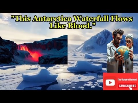 A Waterfall In Antarctica Which Flows Like Blood!