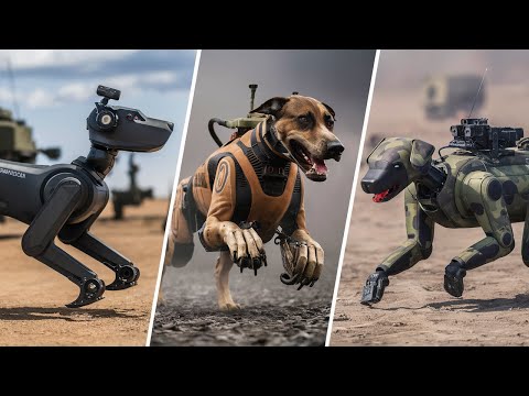 Robot Dogs in Warfare: The Future of AI Combat Systems 🚀 | future of aviation | aircraft engineering