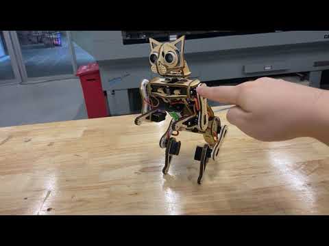 Nybble Programmable Robot Cat Kit | Walk Balance &amp; Code Your Own Kitten! | PetoiCamp