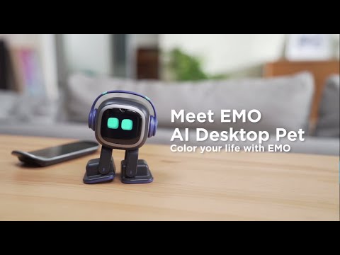 EMO Launch video: The Coolest AI Desktop Pet with Personality and Ideas.