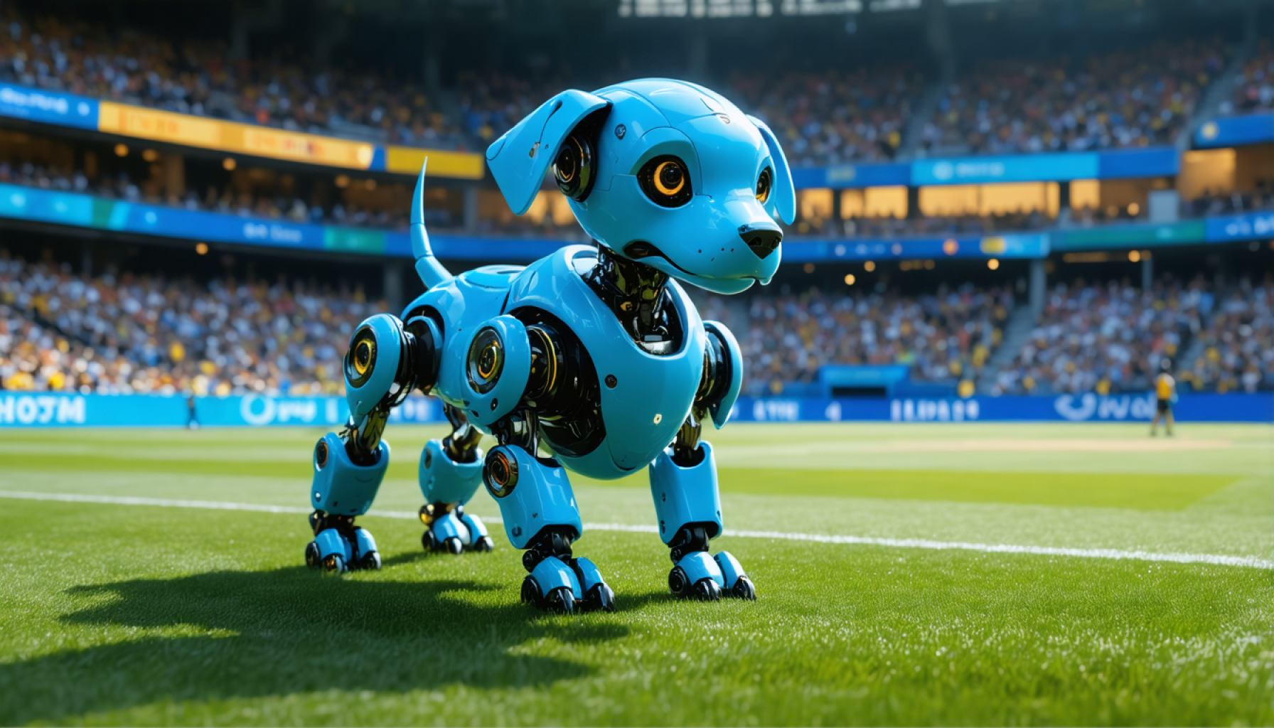 Meet the Robotic Canine Stealing the Show at IPL 2025