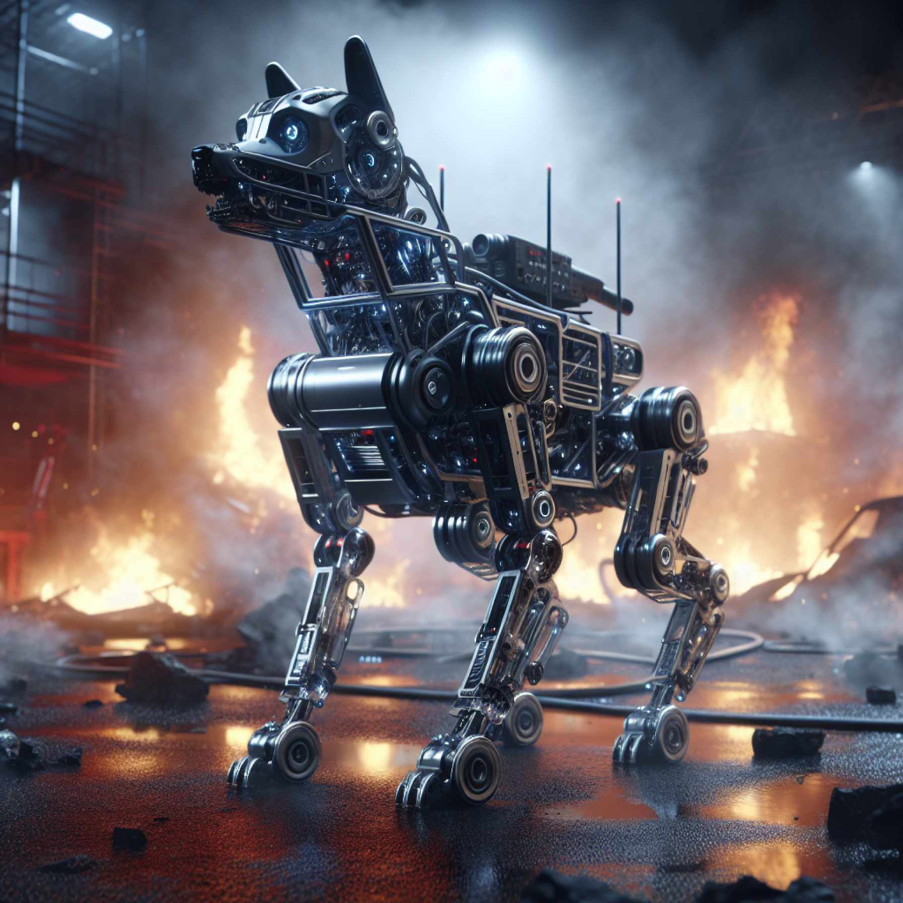 Meet the Robotic Canine Hero Revolutionizing Firefighting