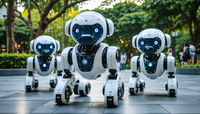 Stoupající vláda robotických psů: Řešení jedinečných městských výzev Singapuru
