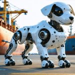 中国の港における未来的な守護者：放射線検出ロボット犬の紹介