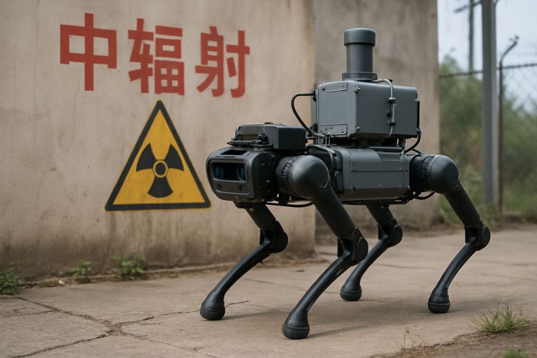 Robotas Šuo Revoliucija: Novatoriška Kinijos Sprendimas Pavojingam Radiacijos Aptikimui