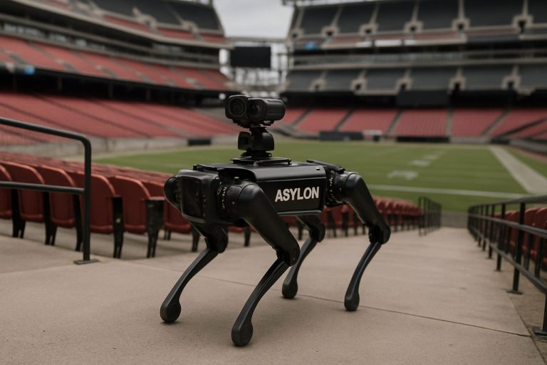 ロボット犬がスタジアムや工場をパトロールする：アシロンのAIセキュリティフォースの驚くべき台頭